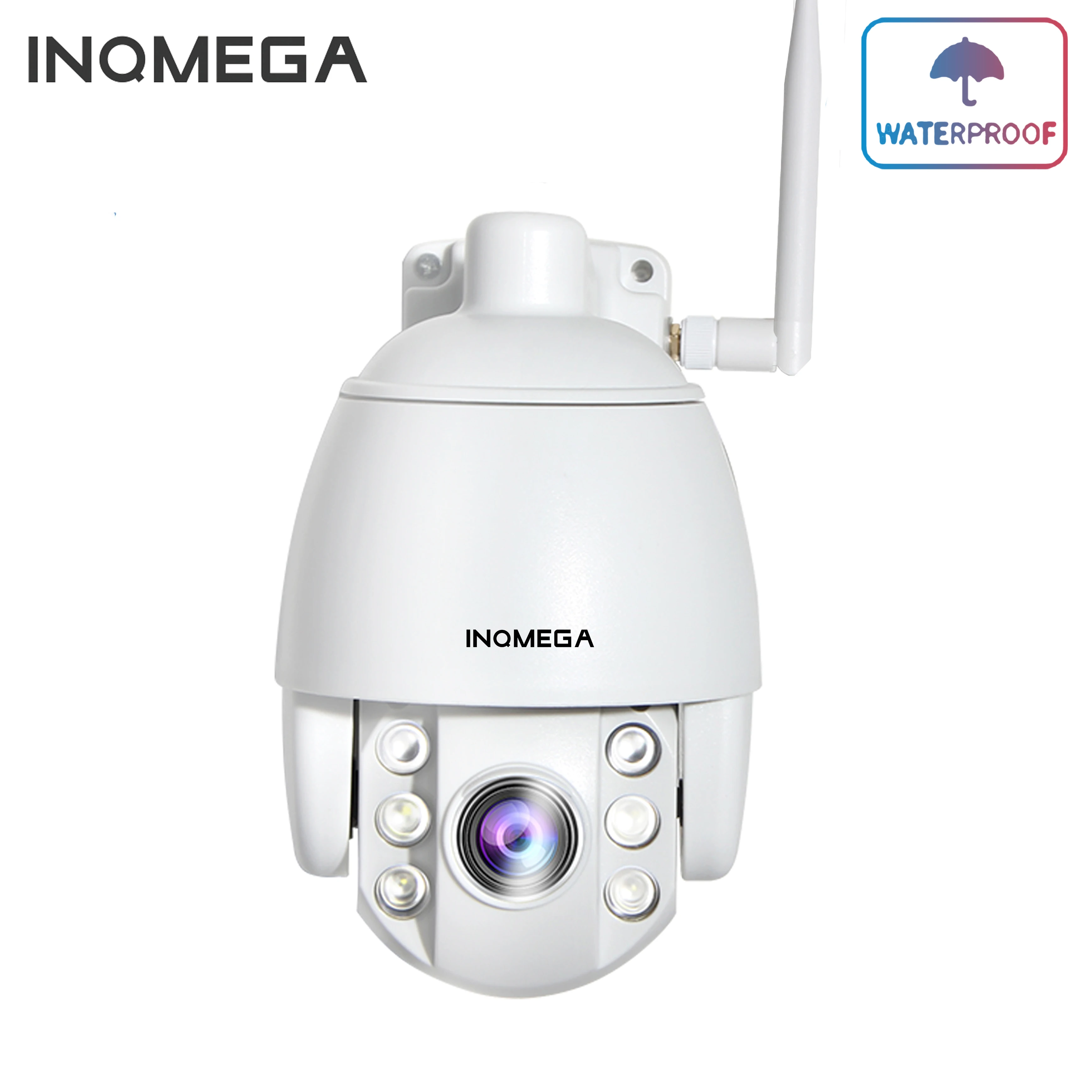 INQMEGA мини 2,5 дюймов PTZ скорость купольная ip-камера WiFi 2MP 1080 P беспроводная камера видеонаблюдения наружная водостойкая Поворотная ИК