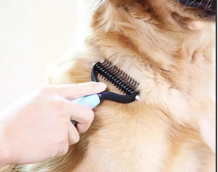 Pet специальная расческа для собак, товары для собак, большая собака, открытая расческа, завязанная расческа для удаления волос, щетка