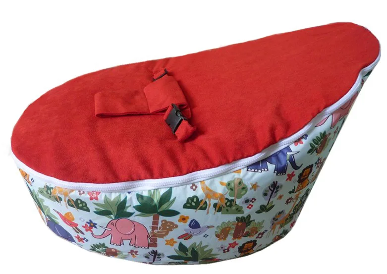 

Free shipping disco convertible baby beanbag chair, two tops baby beanbags cover only