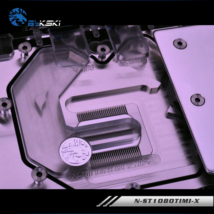 Great Value  BYKSKI Full Cover Graphics Card Block use for ZOTAC GTX1080TI-MINI GPU Metal Copper Radiator Block 