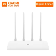 Xiaomi Mi Router 4A гигабитная версия 2,4 ГГц 5 ГГц 128 ГБ ОЗУ DDR3 двухъядерный процессор 1167 Мбит/с гигабитный Ethernet порт Поддержка cv6