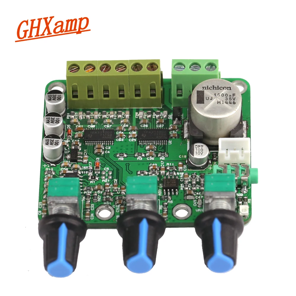 Продажа Ghxamp 2,1 CH 15*2 + 30 Вт сабвуфер усилитель доска TPA3110D2 Sub аудио стерео AUX NE5532 для высокого класса Компьютер Динамик DC 12 В 24 В