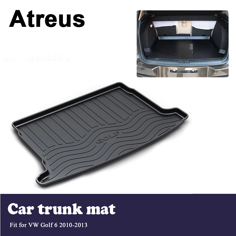 Atreus Car Trunk Cargo Floor Liner Tray Mat Cover Protection Blanket For Volkswagen VW Golf 6 Mk6 2010 2011 2012 2013 Atreus Car Trunk Cargo Floor Liner Tray Mat Cover Protection Blanket For Volkswagen VW Golf 6 Mk6 2010 2011 2012 2013