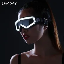 Free shipping 2019 new high quality LED luminescent glasses birthday party Christmas light props nightclub fashion
