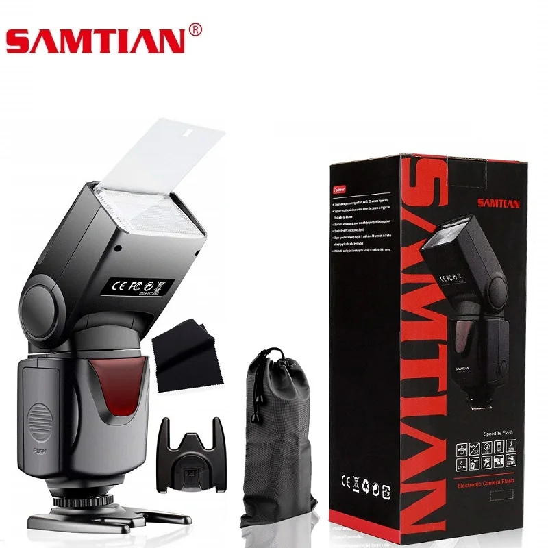

SAMTIAN T660 Wireless Camera Flash Speedlite Universal Speedlight For Canon Nikon Panasonic Olympus Pentax DSLR