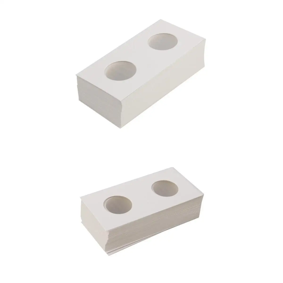 100x 2x2 Cardboard Coin Storage Holder Protective Case Box Flips Mylar Fits 26.5mm/40mm Dia. Coins