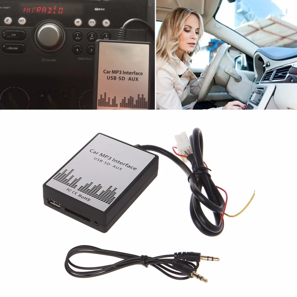 Новинка; Лидер продаж USB SD AUX автомобильный MP3 Музыка адаптер CD чейнджер аудио адаптер для Nissan Almera Максима Teana Infiniti