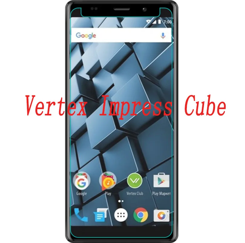

Smartphone Tempered Glass for Vertex Impress Cube 9H Explosion-proof Protective Film Screen Protector cover phone