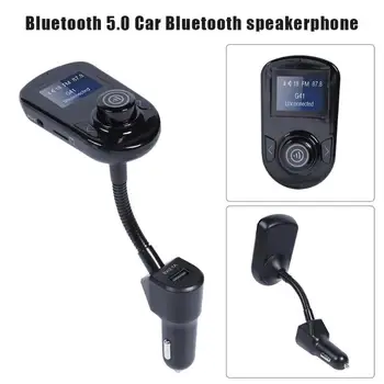 

VODOOL A41 Bluetooth 5.0 Car Kit FM Transmitter Wireless Modulator Handsfree Car Kit Music MP3 Player USB Charger