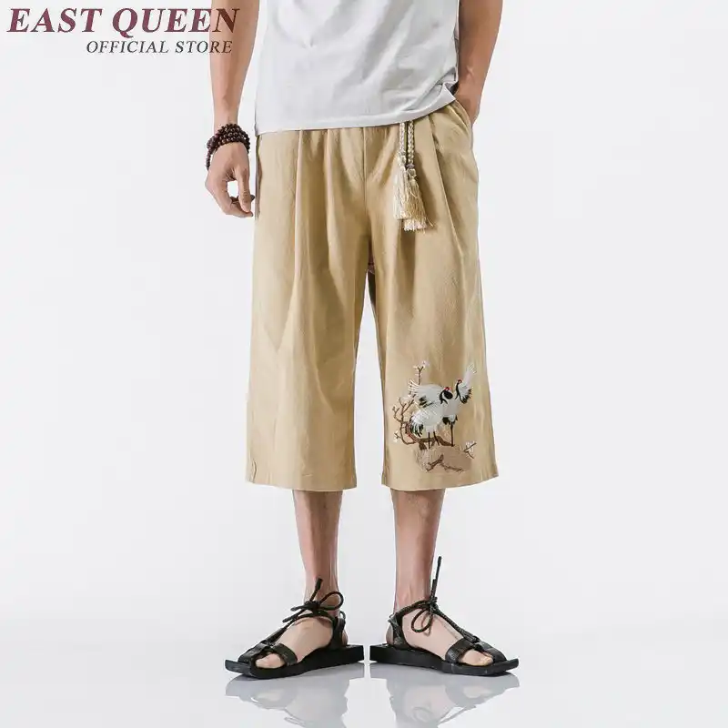 mens off white linen pants
