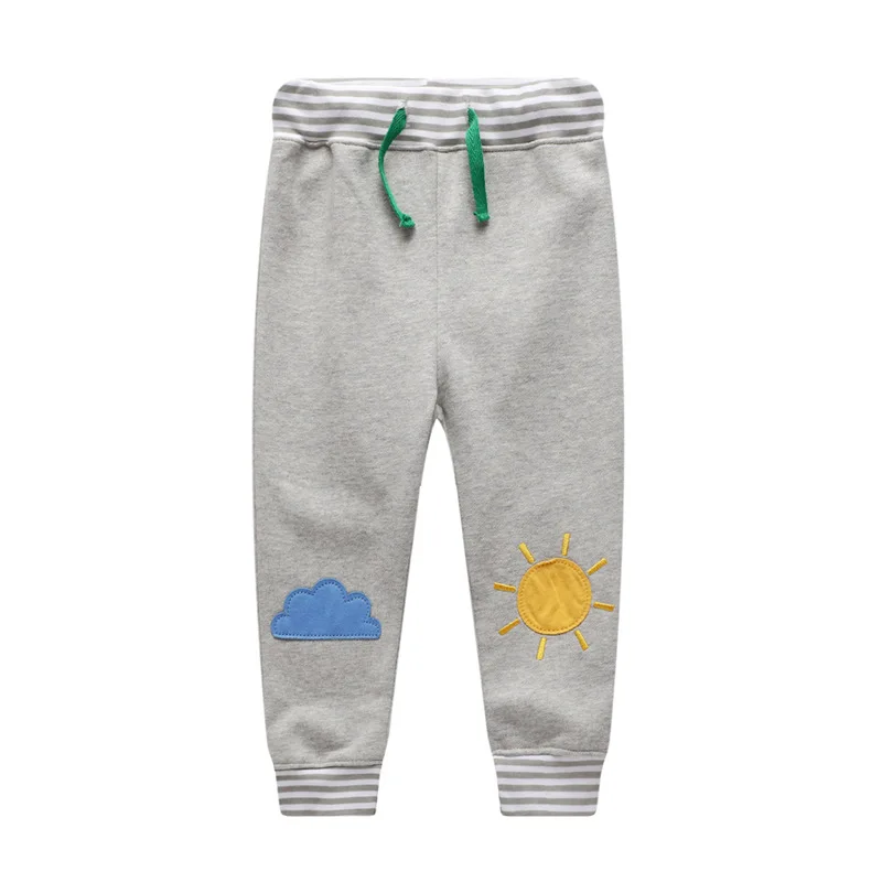 

2019 Autumn Fall baby boys girls trousers cotton Sun Cloud Sweat pants children's kids trousers school pants boy girl clothes