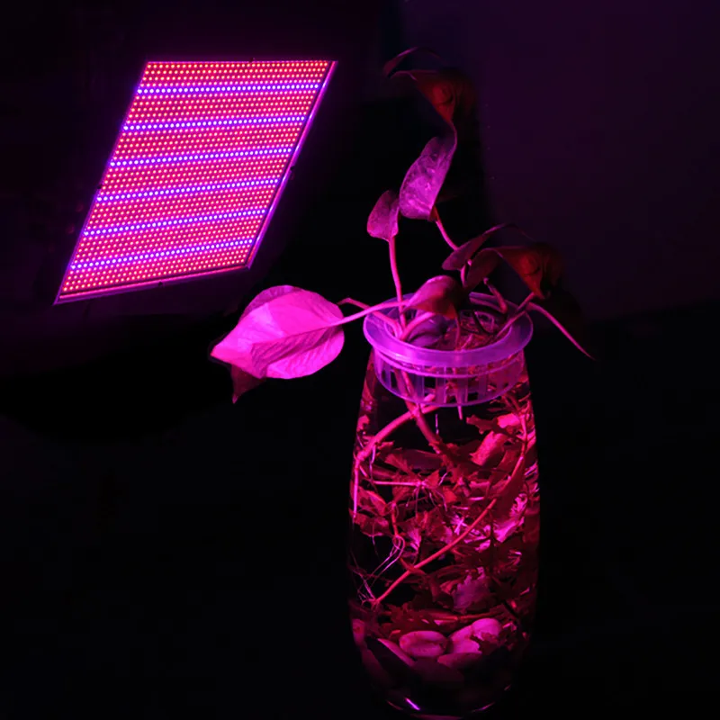 

HUANJUNSHI 120W High Power Plant lamp AC85~265V Full Spectrum LED Greenhouse Plants Hydroponics Flower Panel Grow Light