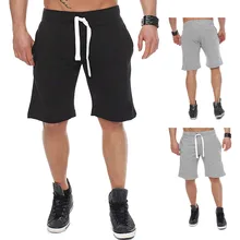 Для Мужчин's джинсовые шорты летние Для мужчин обувь со шнуровкой карман Повседневное однотонные Цвет кольца в виде пятиконечной Шорты Для мужчин, летние шорты