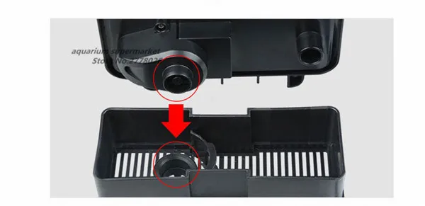 1 шт. SUNSUN HBL-802 6 Вт черный простой в использовании настенный внешний фильтр для аквариума аквариумный фильтр оборудование