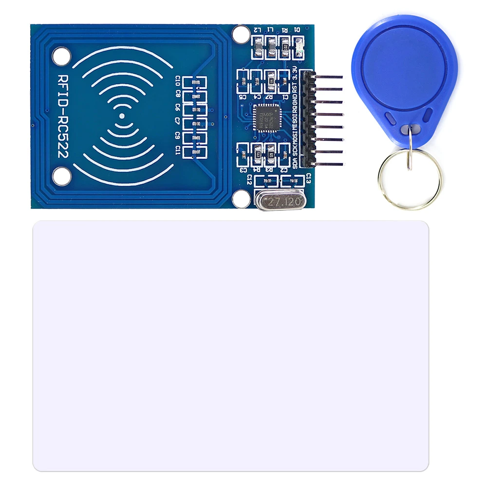 13.56MHz RFID module RC522 RFID Reader Writer module with RFID TAG S50 Fudan Card Key SPI Read Write for Arduino