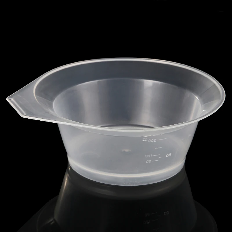 

200ml Coloring Mixing Dye Bowl DIY Pro Salon Hairdressing Plastic Tint Hair Styling Tool