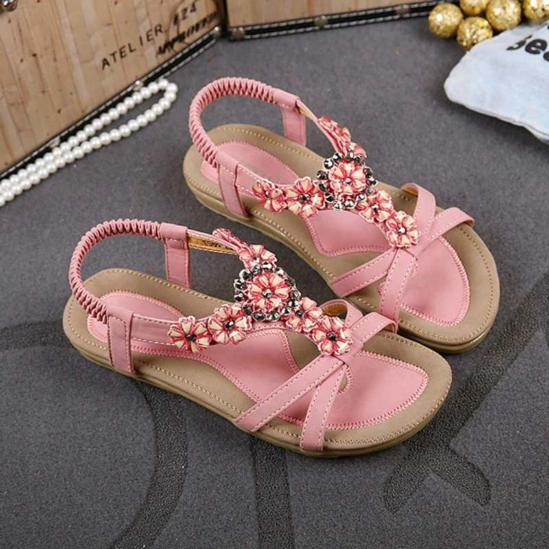 JOINFREE Jelly Shoes for Women Summer Jelly Ballet Flats Loafers Bird Nest Sandals