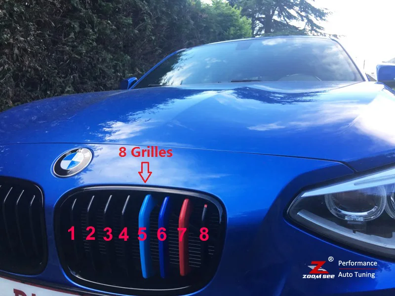 RECAMBO Inserto Per Griglia Anteriore Compatibile Con BMW F20, F21, F22