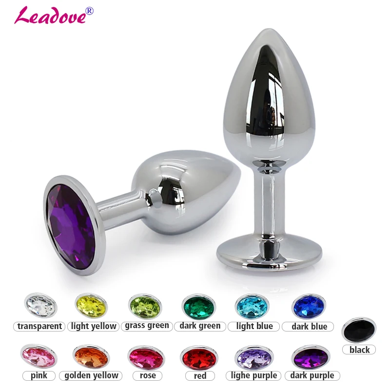 50pcs/lot Small Size Metal Crystal Anal Plug Stainless Steel Booty Beads Jewels Butt Sex Toys for Women Men GS0021 | Красота и