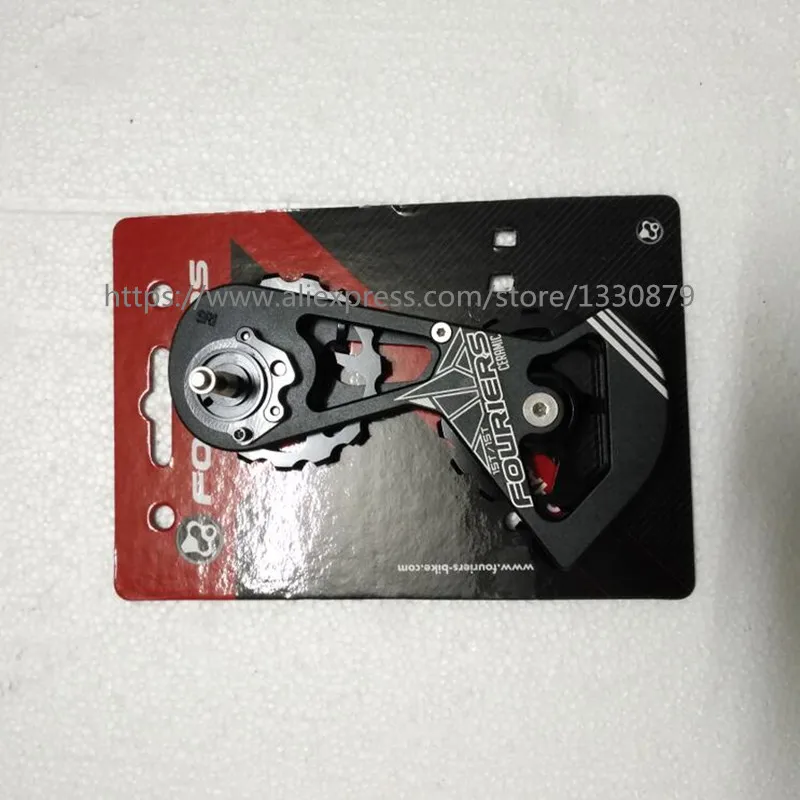 FOURIERS 15T-15T Hybrid ceramic ROAD Drivetrain bicycle rear derailleur pulleys Use RED/ FORCE/ RIVAL FOURIERS 15T-15T Hybrid ceramic ROAD Drivetrain bicycle rear derailleur pulleys Use RED/ FORCE/ RIVAL