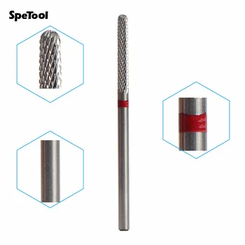 

SpeTool Tungsten Carbide Cutter For Removing Gel Fine Grit Nail Drill Bit Accessory for Electric Manicure Machine Nail Art Tools