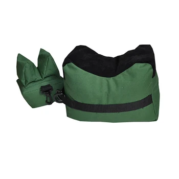 

Outdoor Bike Front Rear Bag Support Rifle Sandbag Set Portable Sniper Hunting Tactical Gun Rest Target Stand Shooting Bag New