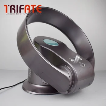 

Drak Brown Table/Floor Electric Bladeless Fan With Remote Control 110V 220V No blade Fan