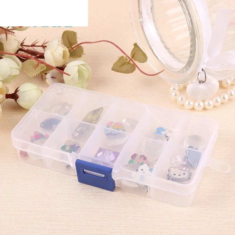 

OTOKY 2019 New Elegant Tray 10 Slot Case Jewelry Rings Display Box Jewelry Storage For Gift For Love's 328