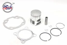 40MM 10MM Piston Kit 50cc Minarelli Jog 50 50CC 1E40QMB Jonway Jmstar Yiying Sunny Keeway Roketa Scooter ATV Buggy