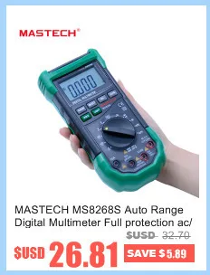 MASTECH MS8211D Автоматический диапазон цифровой мультиметр ручка-тип метр DMM мультитестер напряжения тока тестер логического уровня