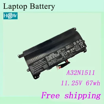 

11.25V 67wh Laptop battery For ASUS A32N1511 A32LM9H ROG G752VL ROG G752VT ROG G752VM batteries Free shipping