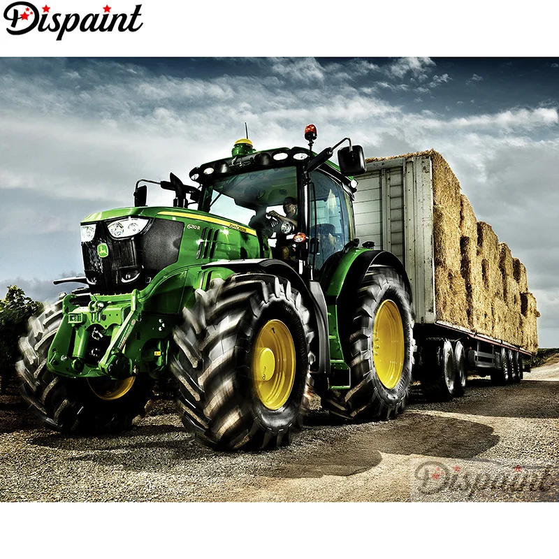 

Dispaint Full Square/Round Drill 5D DIY Diamond Painting "Car scenery" Embroidery Cross Stitch 3D Home Decor A12726