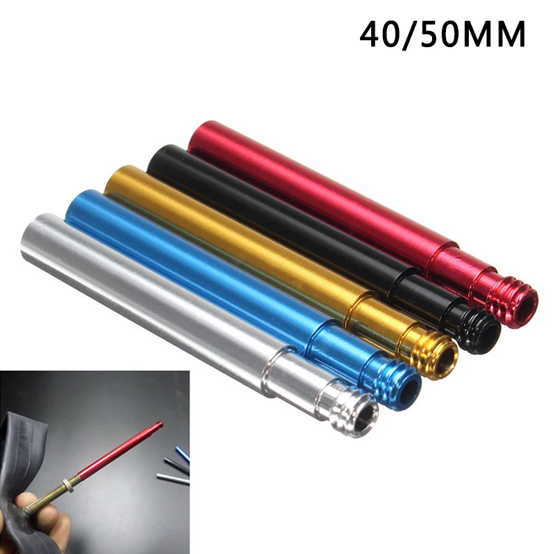 Aluminium Alloy PRESTA valve extender Tool Cycling Replacement Long Lasting For Bicycle Bike Tube 40/50mm