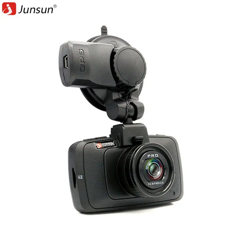 Junsun HD 1296P Car DVR font b Camera b font Night Vision Camcorder Video Recorder GPS