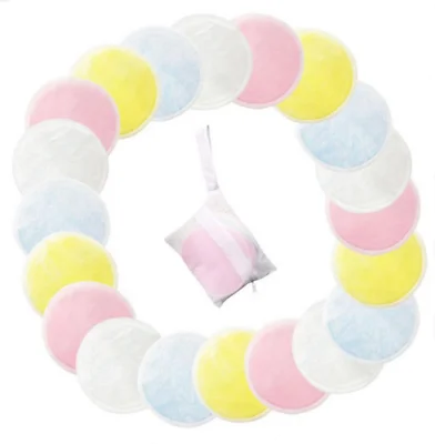 

2019 New Hot Latest high quality Reusable Makeup Remover Pads 8/12/16/20pc, Washable Organic Bamboo Cotton Rounds