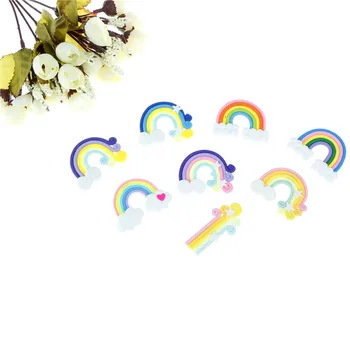 

Cute rainbow whiteboard sticker Refrigerator Magnets 3d Resin material fridge magnets Kids gift Home Decoration