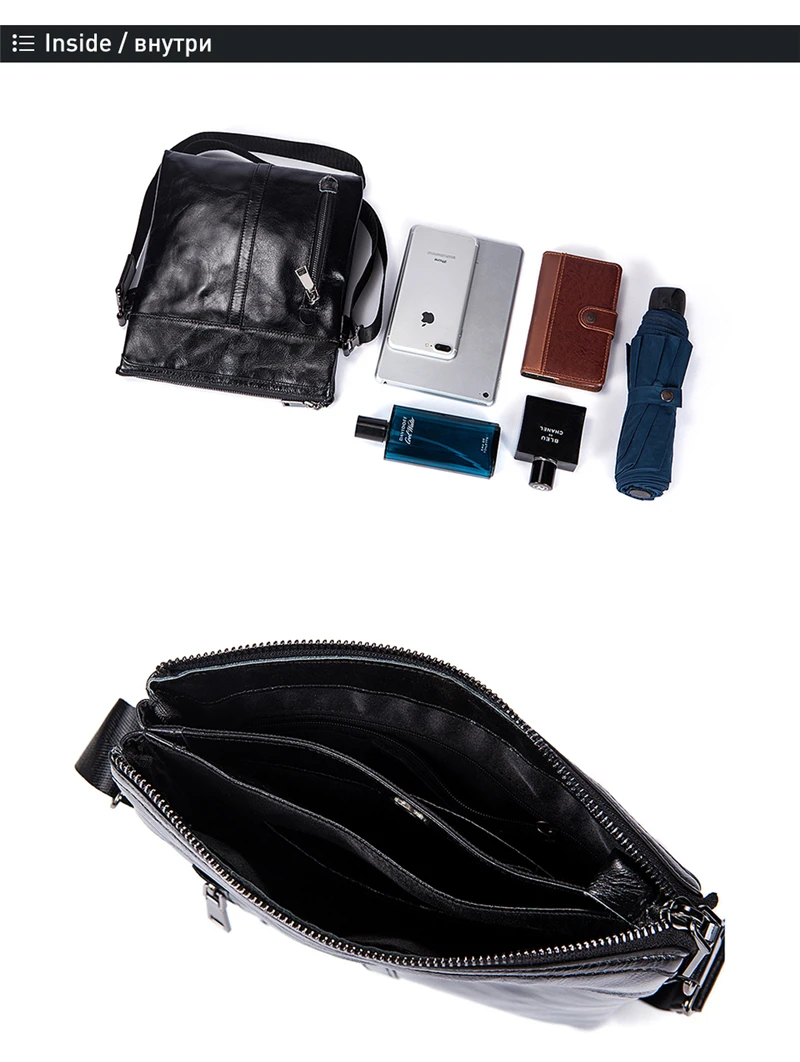 2 messenger bags men leather