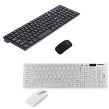2.4GHz Keyboard Mouse Combos Ultra-thin Optical Wireless Keyboard and Mouse 12000DPI with USB Receiver and Keyboard Film For PC
