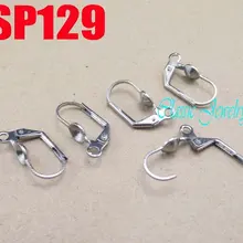 Можно для вставки страз серьги из нержавеющей стали крючок модные ювелирные аксессуары 100 шт ZSP129