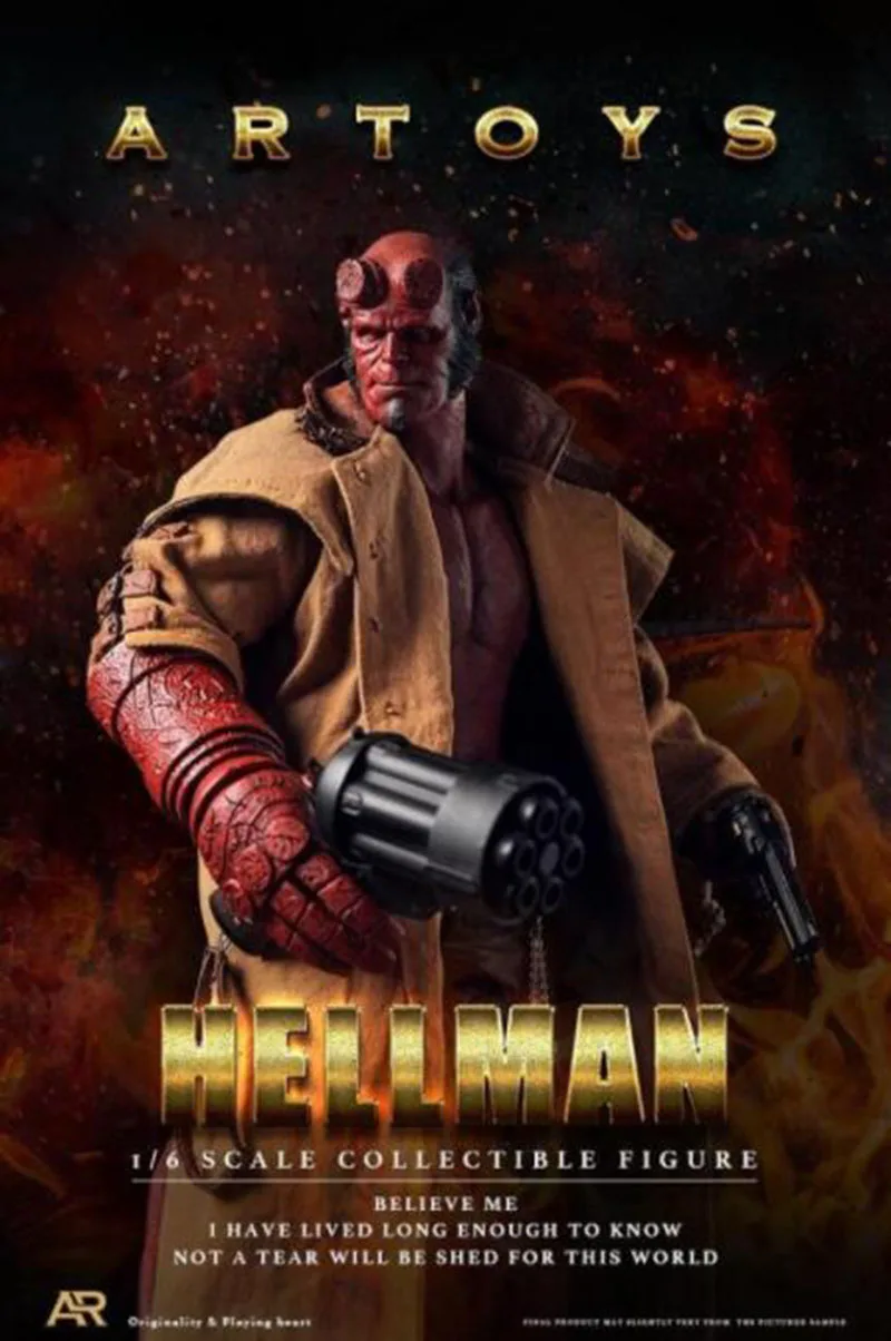1/6 масштаб Hellman HellBoy Anung Un Rama мужской человек мальчик 12' фигурка коллекция игрушек подарки полный набор фигурка W 3 головы