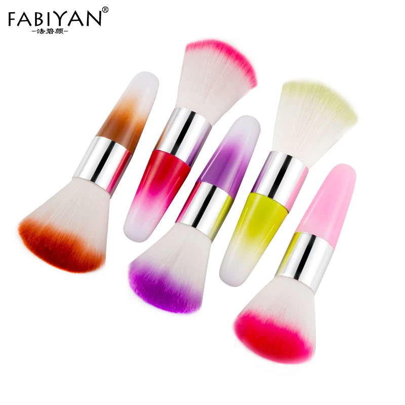 Nail Art Dust Cleaner Brush Soft Powder Glitter Tip Remover Blush Makeup Foundation UV Gel Acrylic Manicure Tool Cosmatic Beauty | Красота и