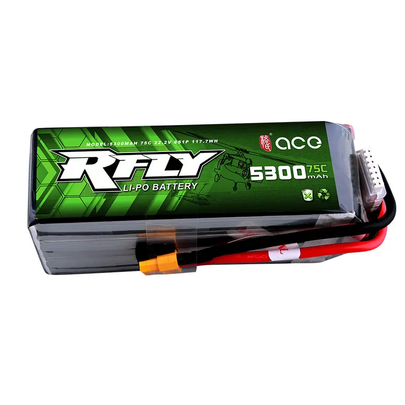 Gens ace RFLY 5300mAh 6S 22,2 V 75C Max 150C Lipo батарея с Dean T вилкой для Traxxas лодки хели с фиксированным крылом беспилотный самолет автомобиль