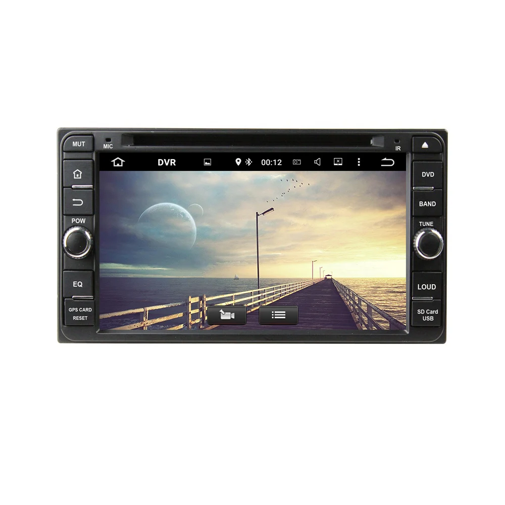 Best KLYDE 6.95" 2 Din Android 8.1 Car Radio For Toyota Rav4 Corolla Vios Hilux 2006-2010 Car Audio Multimedia Car Stereo Steering 1