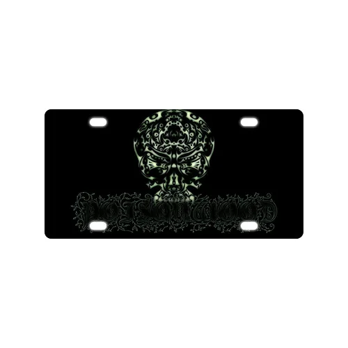 Fashion Custom Abstract Fashionable Cool Skull Art Metal License Plate(4 Holes) | Автомобили и мотоциклы