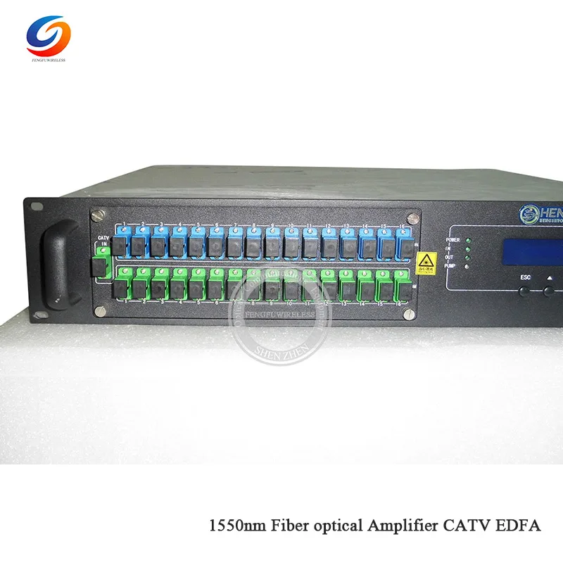 Лучшая цена FTTH SC/APC-SC/UPC CATV сеть 1550nm 32 порта 23dbm PON EDFA Высокая мощность оптический усилитель EDFA 32* 23dBm