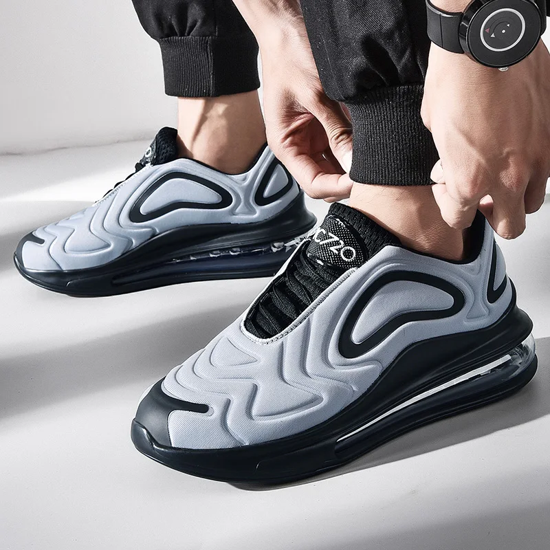 

New Sneakers Men Shoes Air Cushion Mesh Flats Shoes Breathable Outdoor Sport Casual Shoes Zapatillas Hombre Trainers Shoes