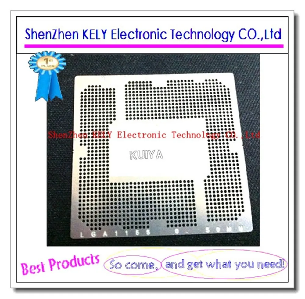 

BGA Heat Directly Stencil, stainless The template is suitable for Socket PROCESSOR LGA1155 LGA 1155 Dia 0.50 mm