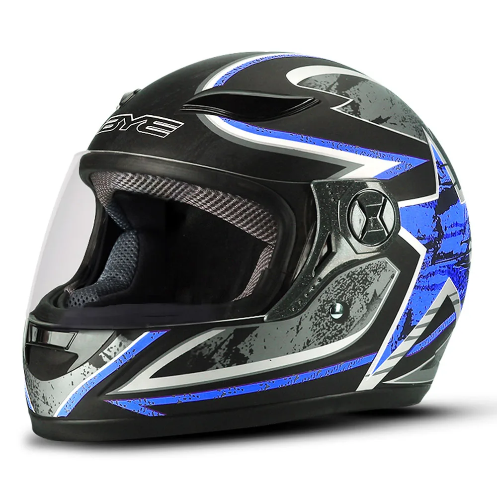 BYE мотоциклетный шлем Мужской Полнолицевой Мото шлем ABS материал мотоциклетный шлем мото электрический шлем Casco Moto - Цвет: HF-121-08