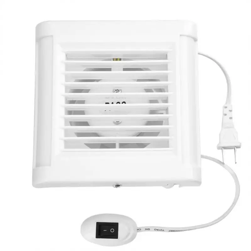 15 Вт 220 В настенный вытяжной вентилятор с низким уровнем шума для дома, ванной, кухни, гаража, вентиляционное отверстие