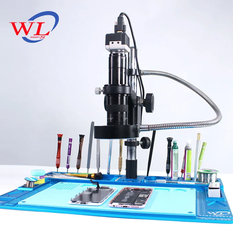 

WL High Temperature Heat-resistant Heat Gun Aluminum Alloy Pad Repair Maintenance microscope Platform Pad BGA Soldering Station